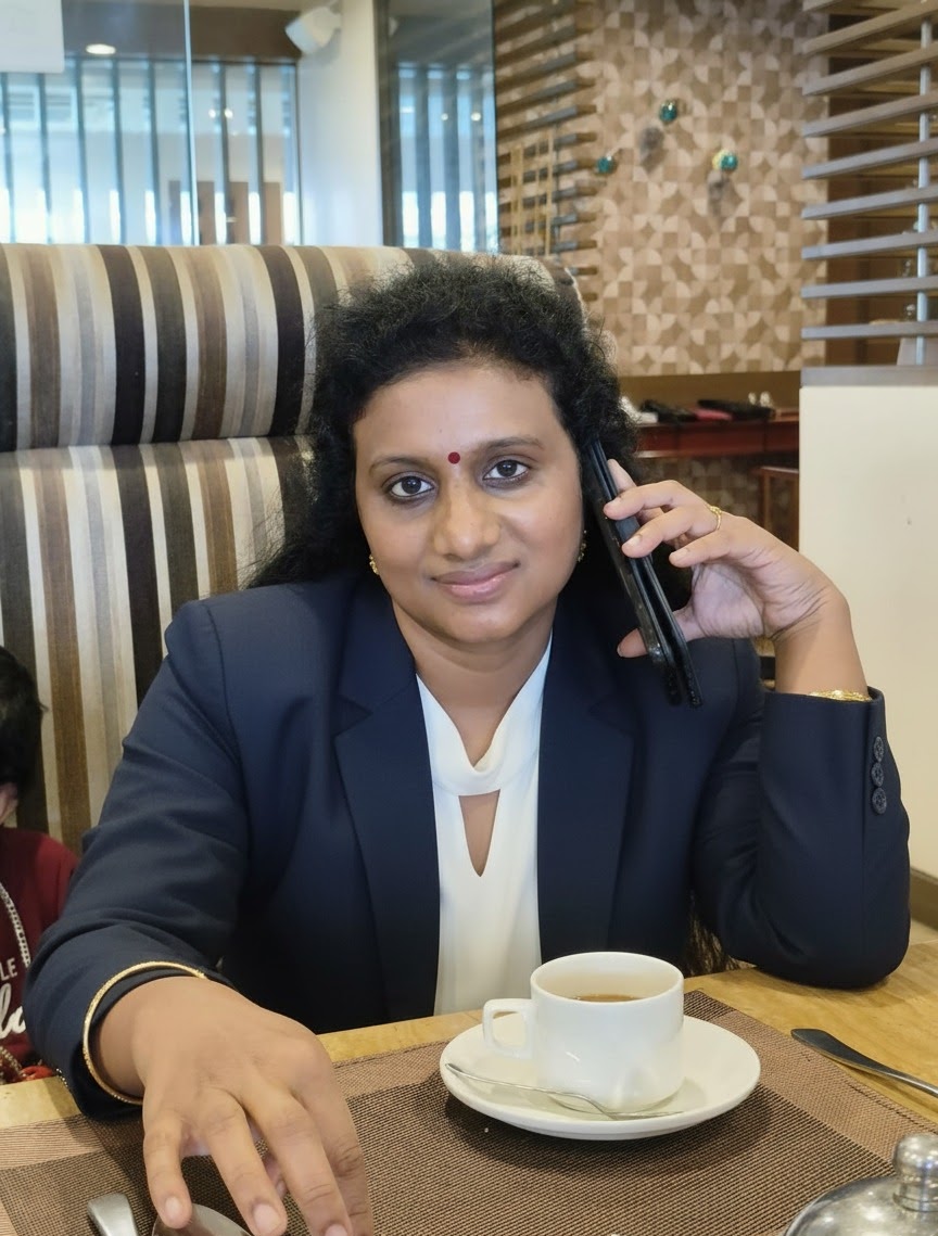 Sindhu Arahvindhan business consultant meeting photo