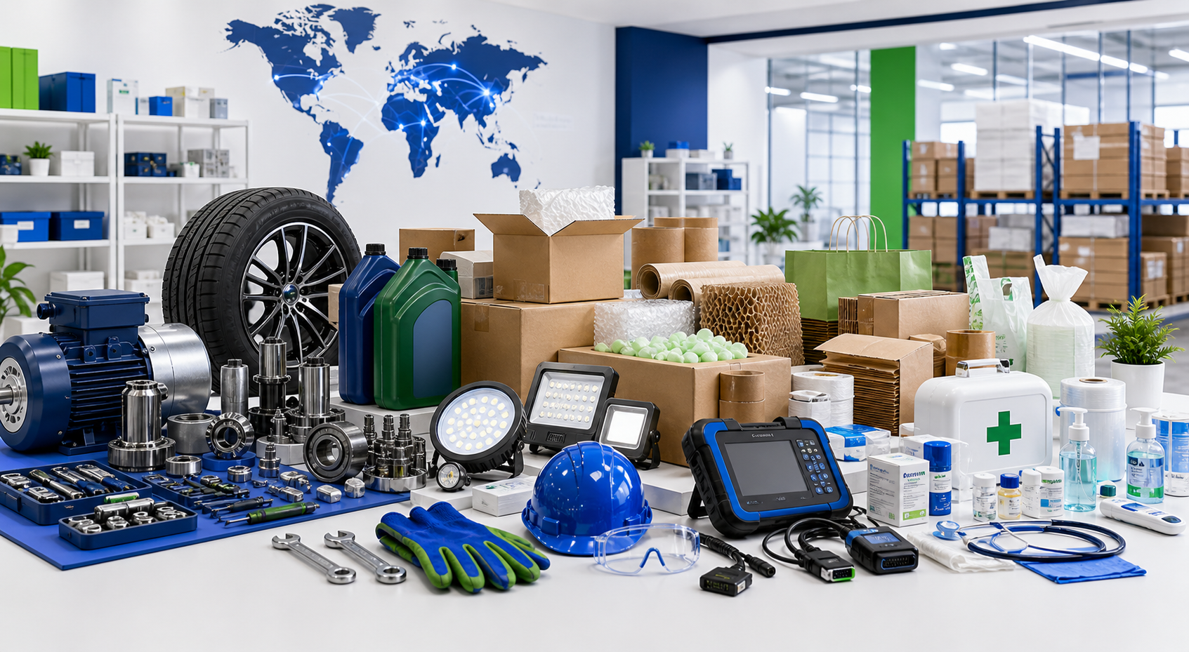 Industrial machinery and hardware products
